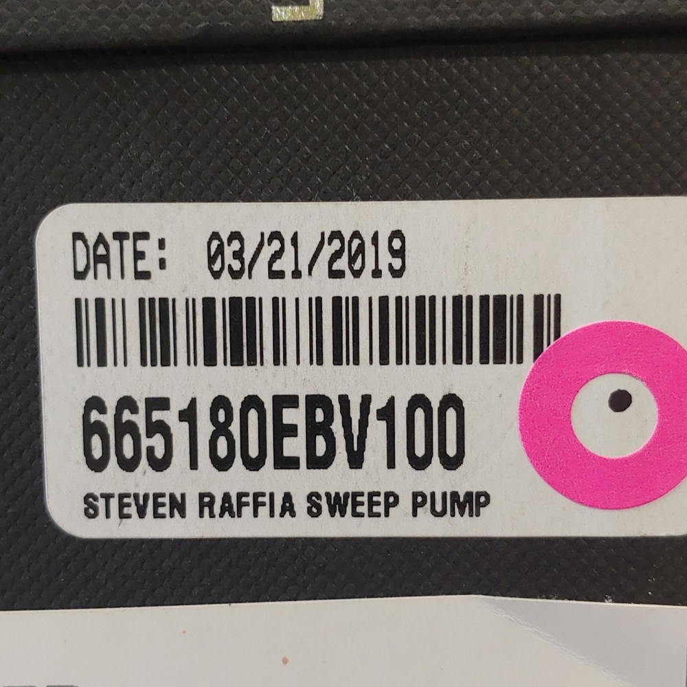 Steven Raffia Sweep Pump Natural Multi-10 - Picture 13 of 14